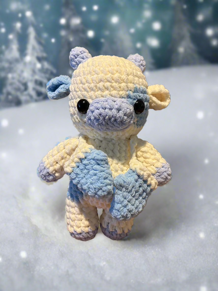 Crochet Colored Cows