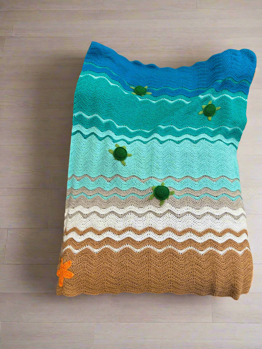 Crochet Turtle Blanket