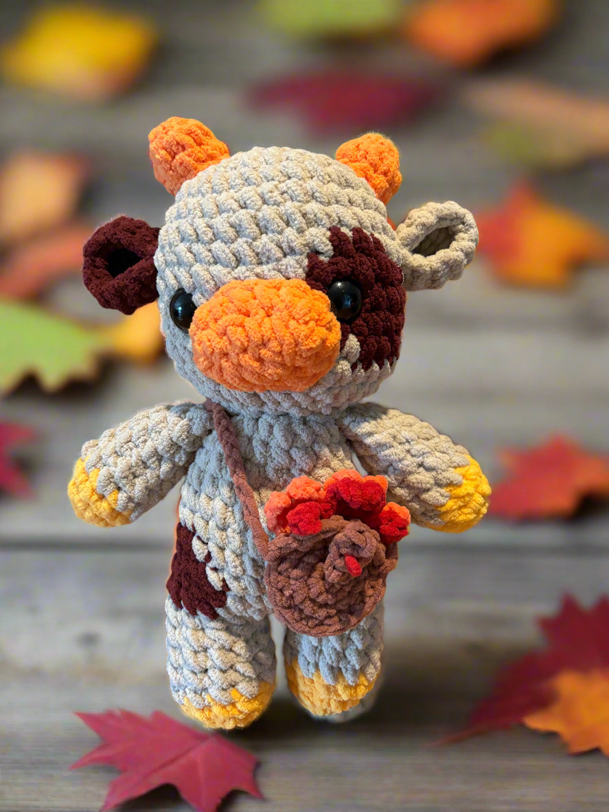 Crochet Colored Cows