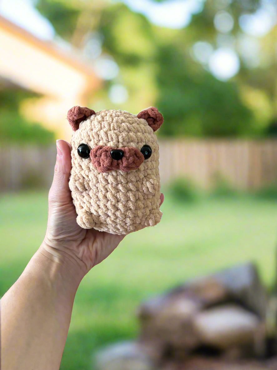 Crochet Potato Pug