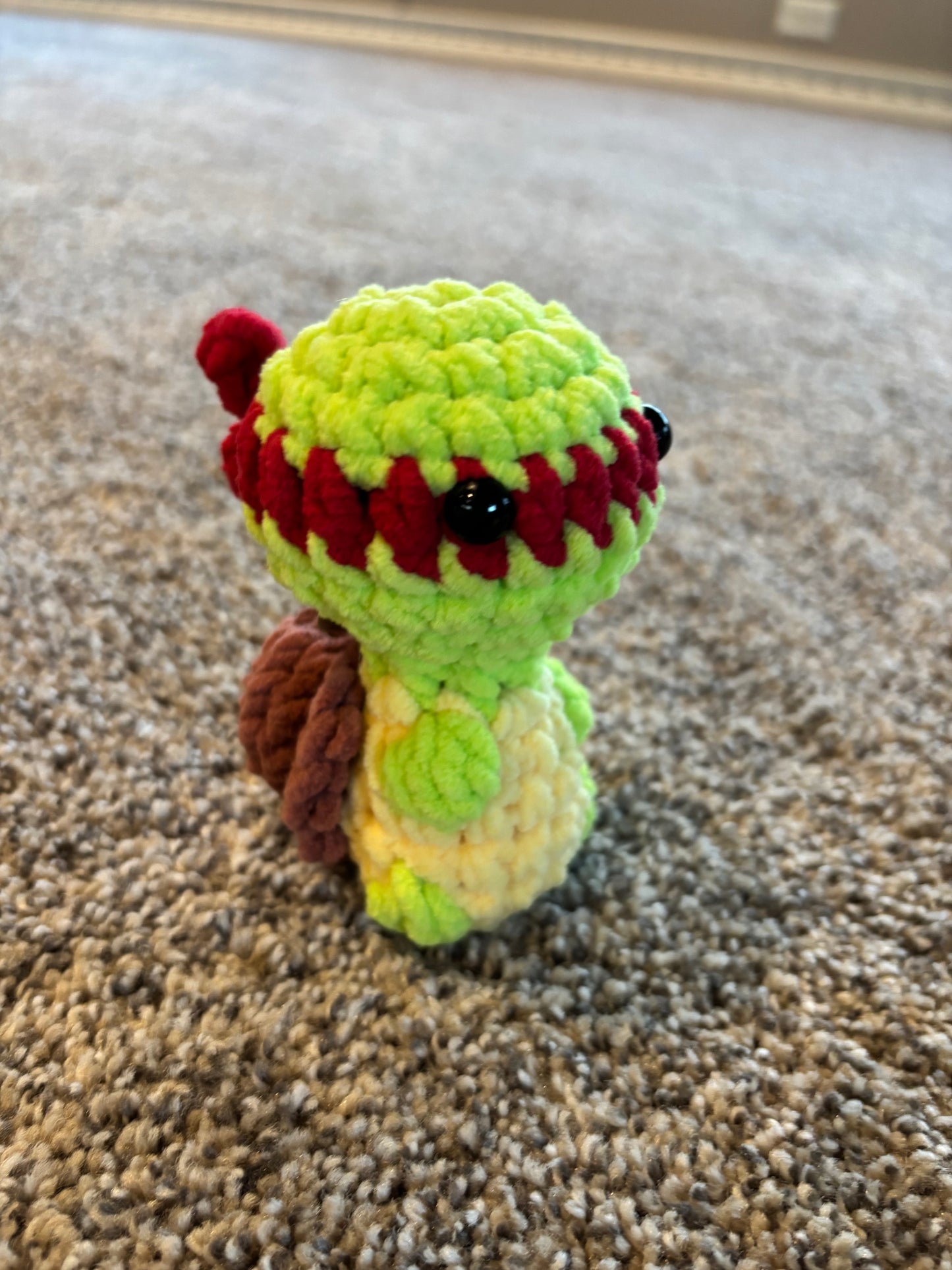 Crochet Pizza Loving Turtles