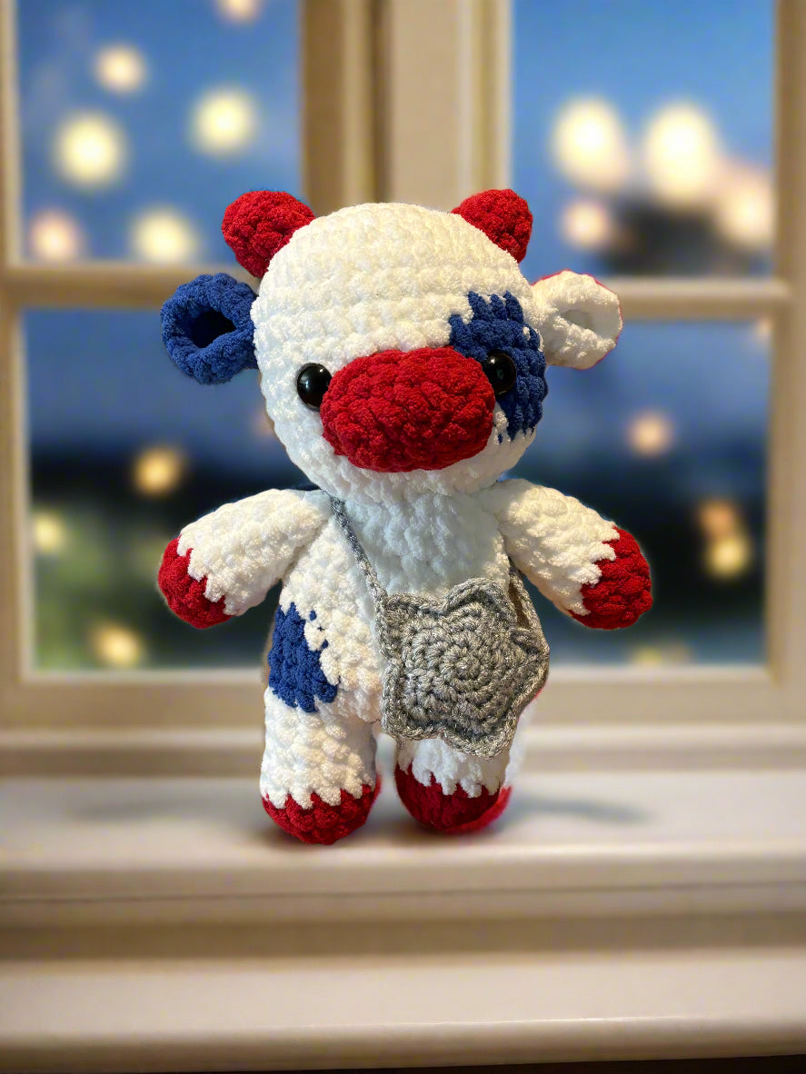 Crochet Colored Cows