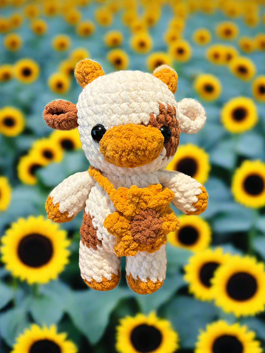 Crochet Colored Cows