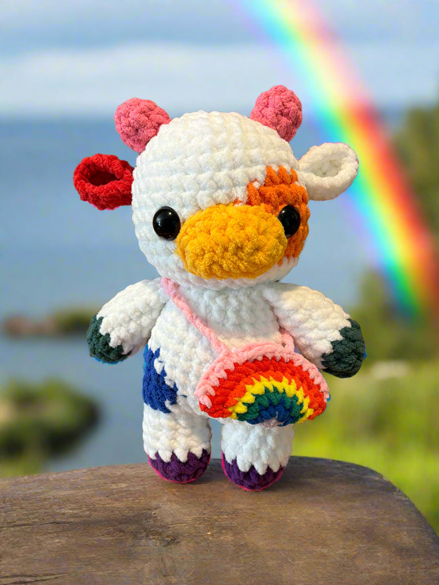 Crochet Colored Cows