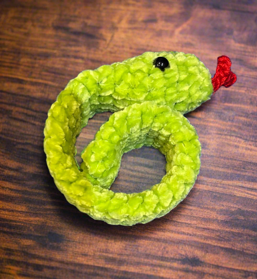 Crochet Slap Bracelet Snake