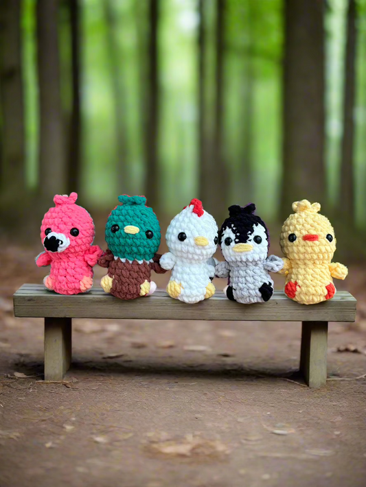 Crochet JellyBean Birds