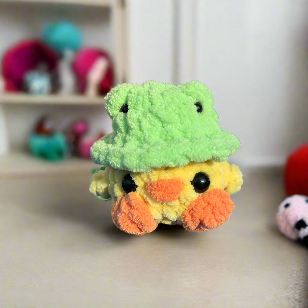 Crochet Duckies with Hats
