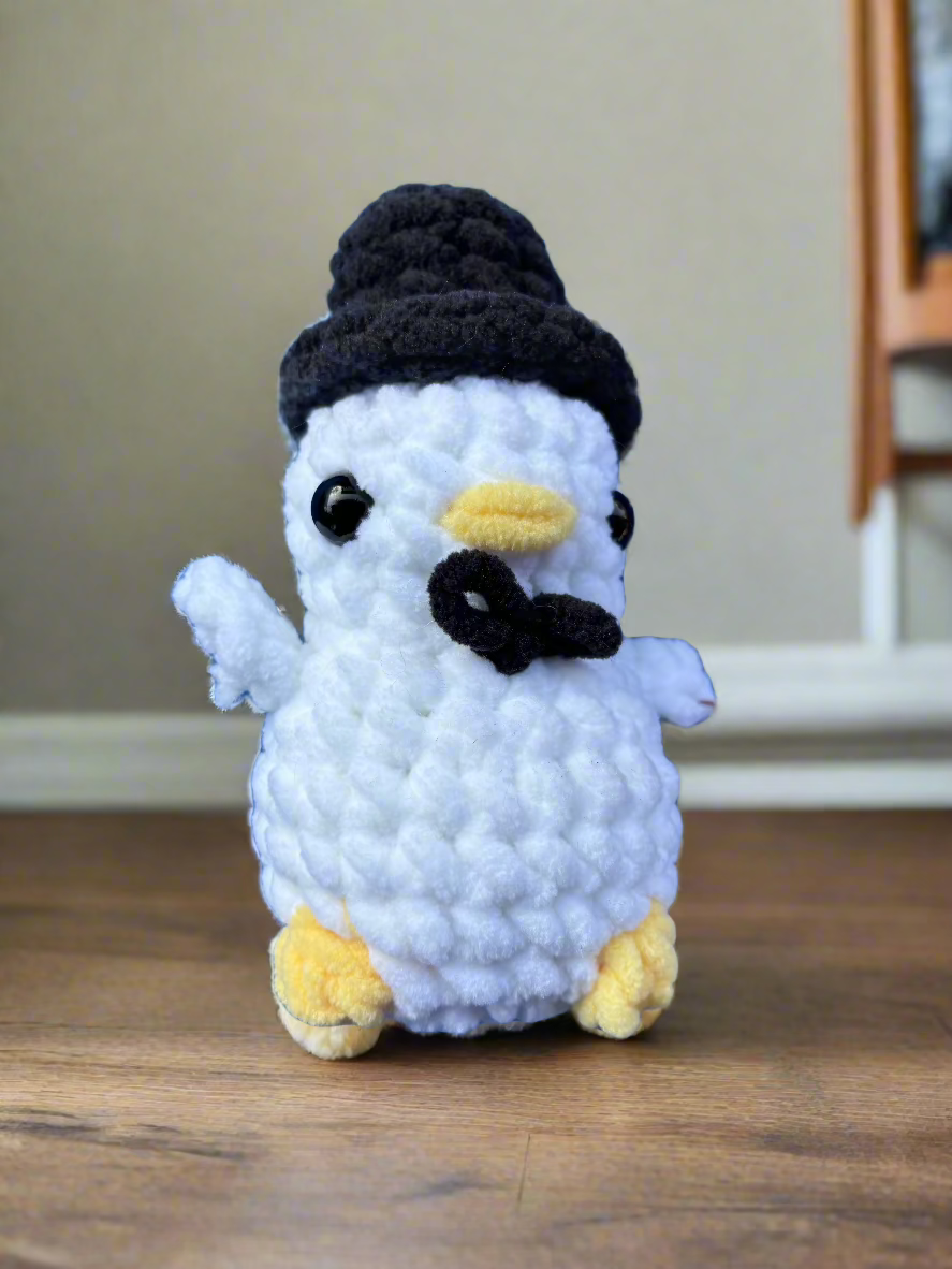 Crochet Duckies with Hats