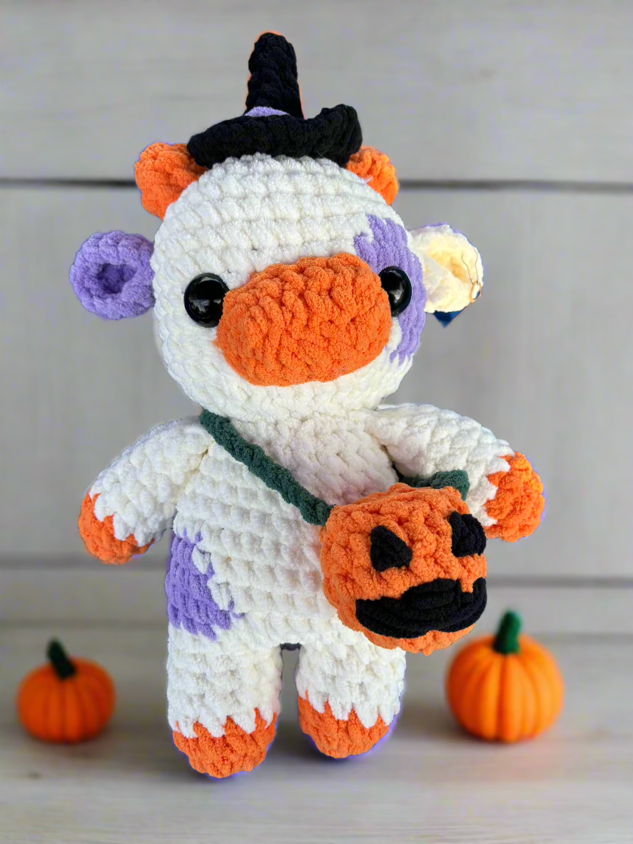Crochet Colored Cows