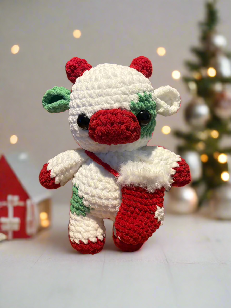 Crochet Colored Cows