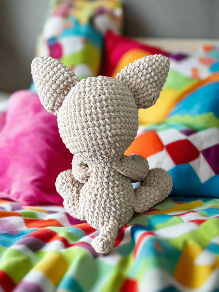 Crochet French Bulldog Puppy Plushie