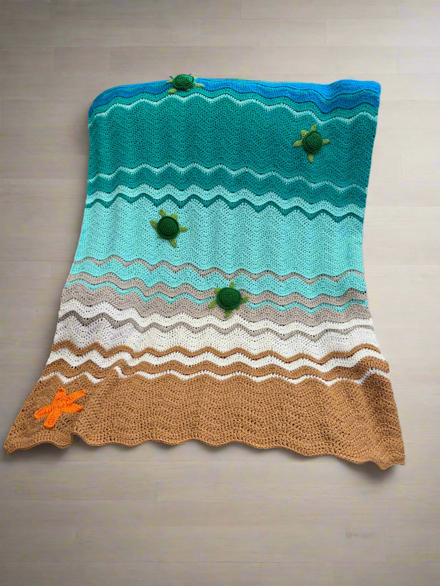 Crochet Turtle Blanket