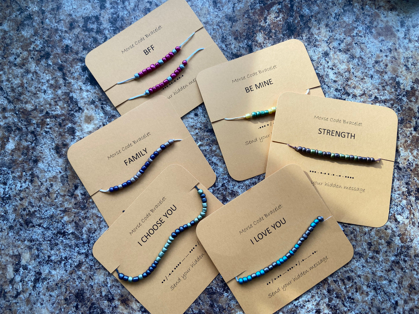Hidden Message Bracelets (Morse Code)