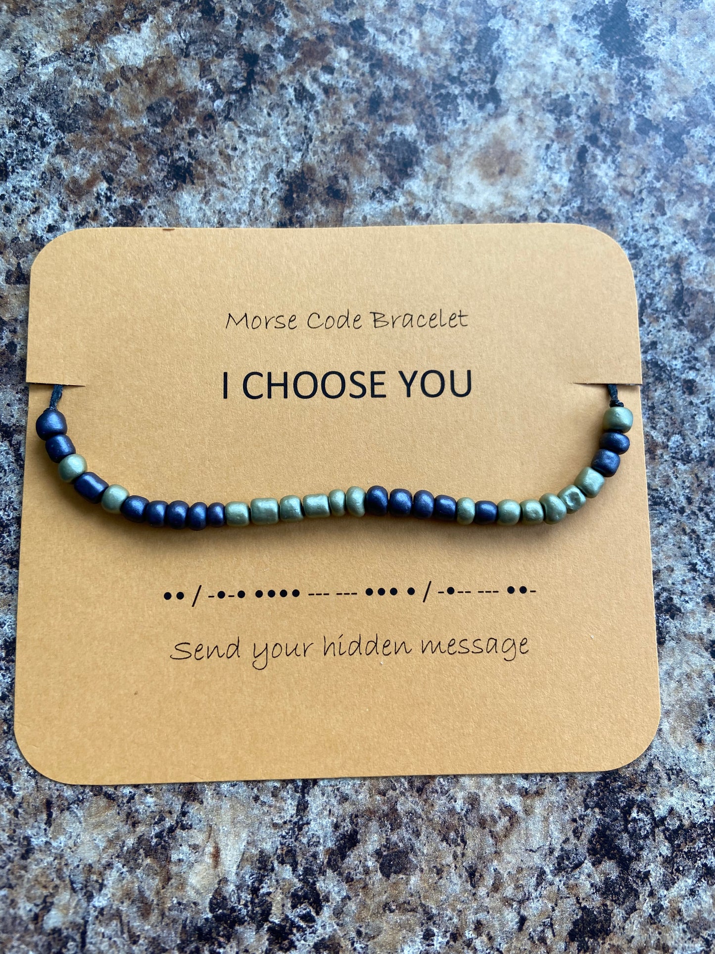 Hidden Message Bracelets (Morse Code)