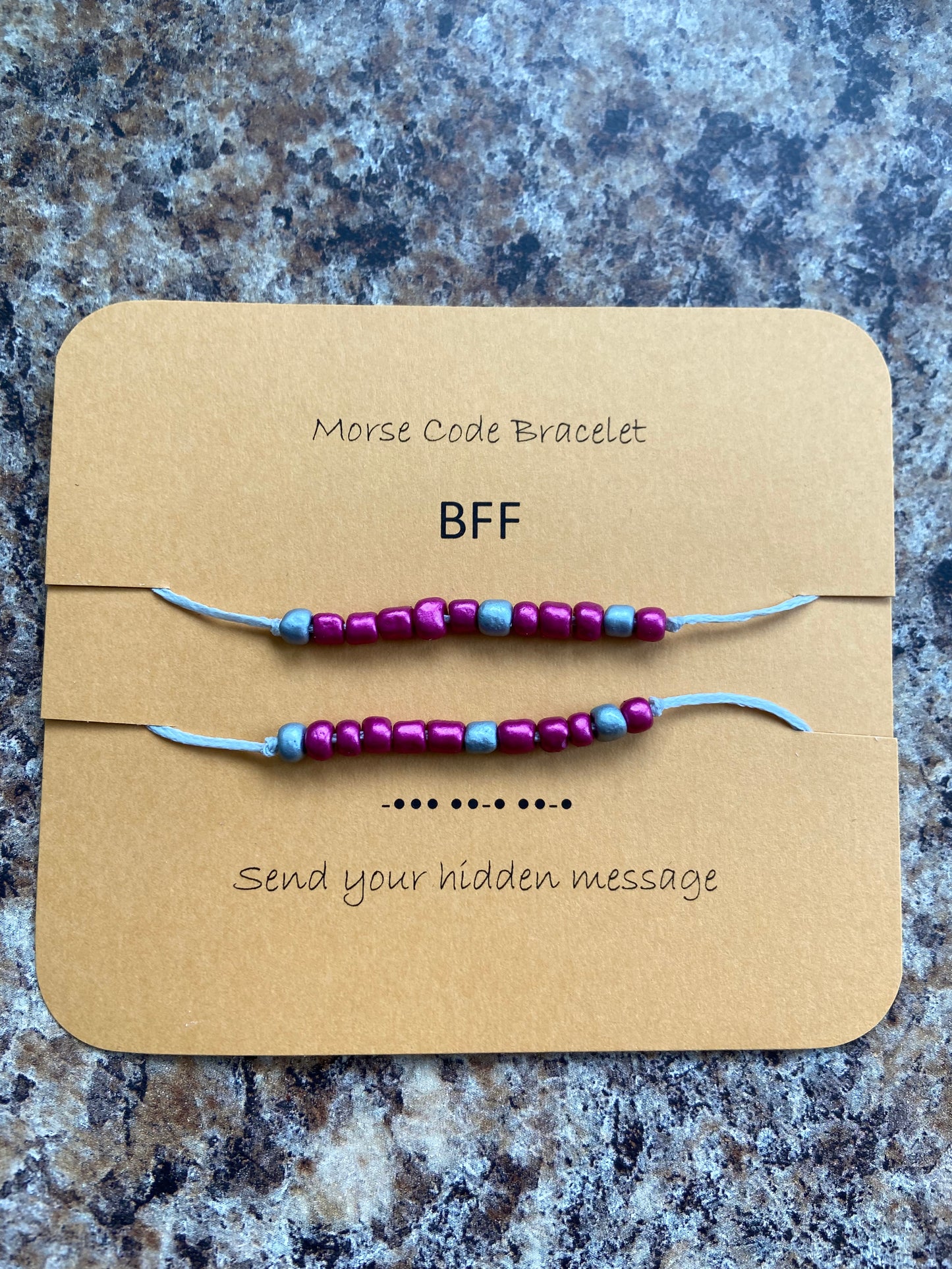 Hidden Message Bracelets (Morse Code)