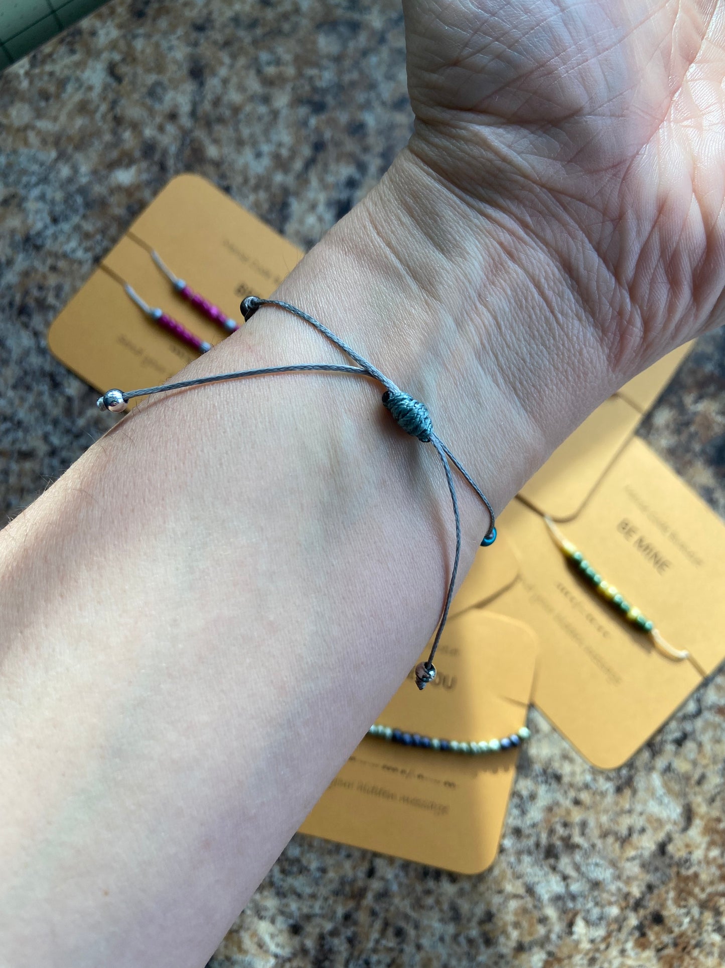 Hidden Message Bracelets (Morse Code)