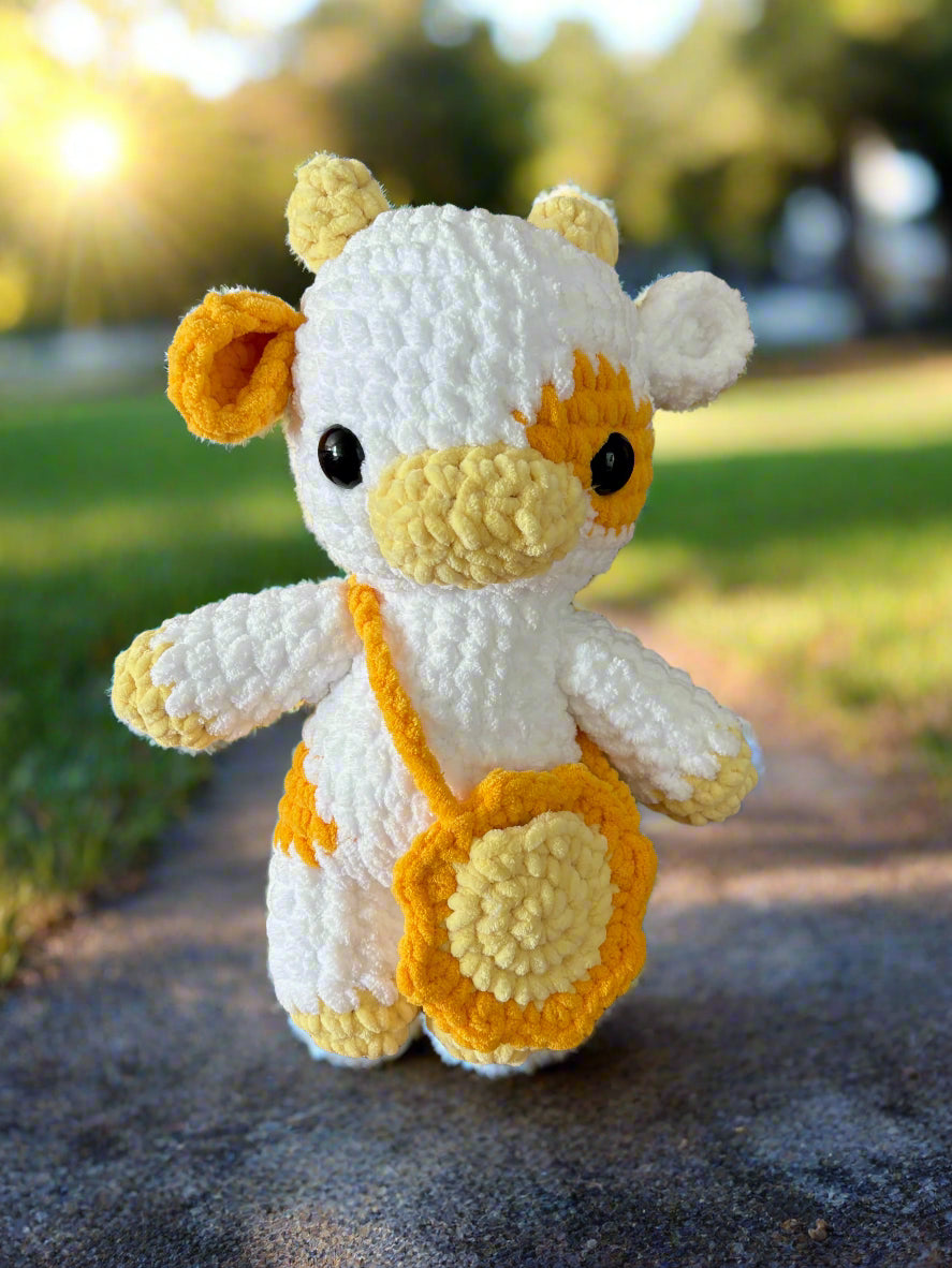 Crochet Colored Cows