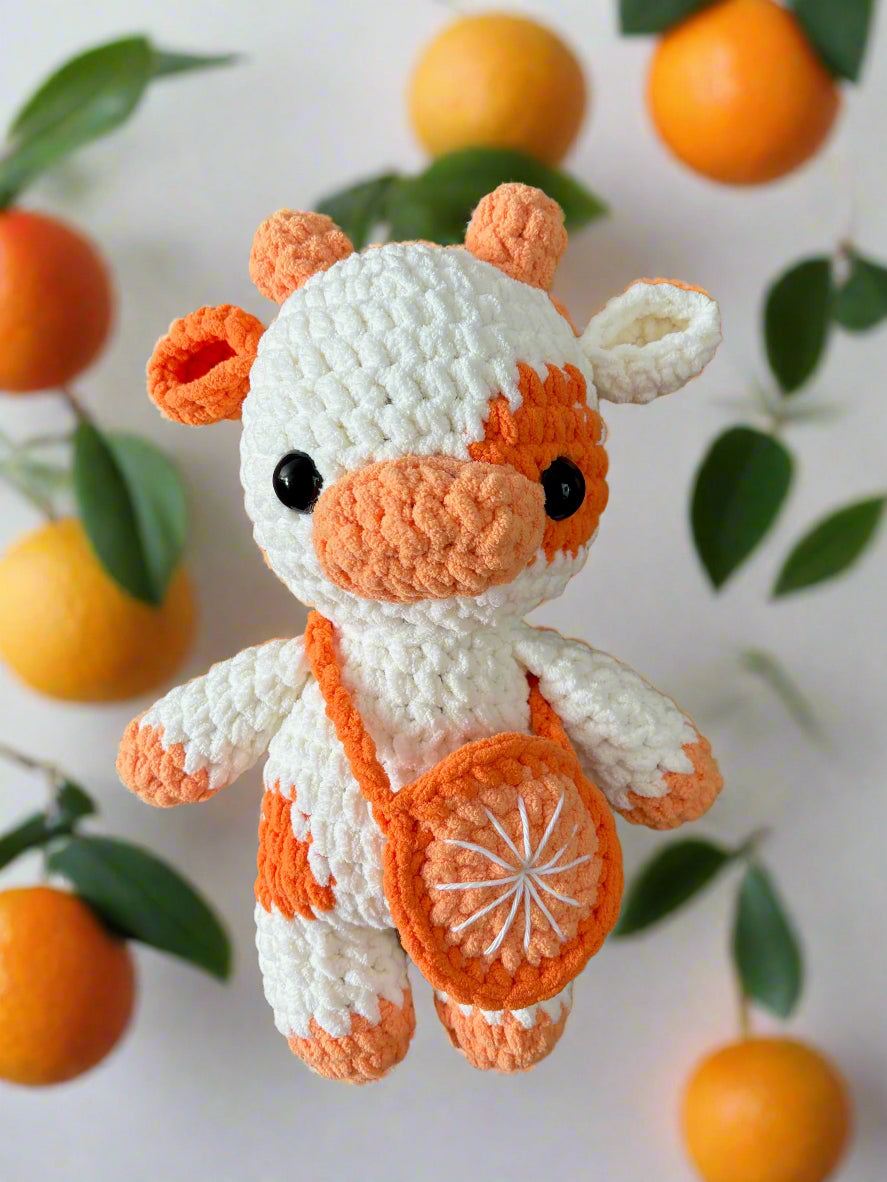 Crochet Colored Cows