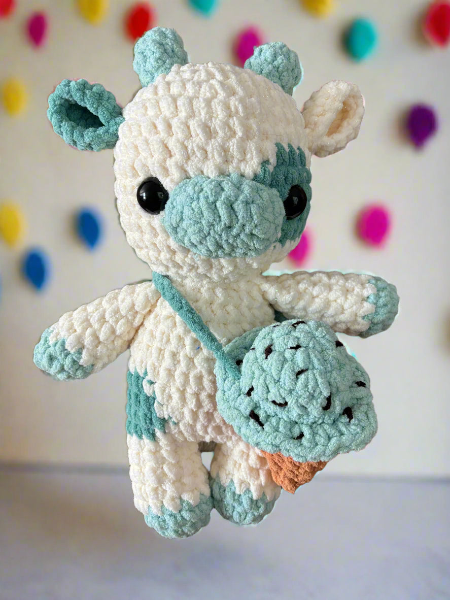 Crochet Colored Cows