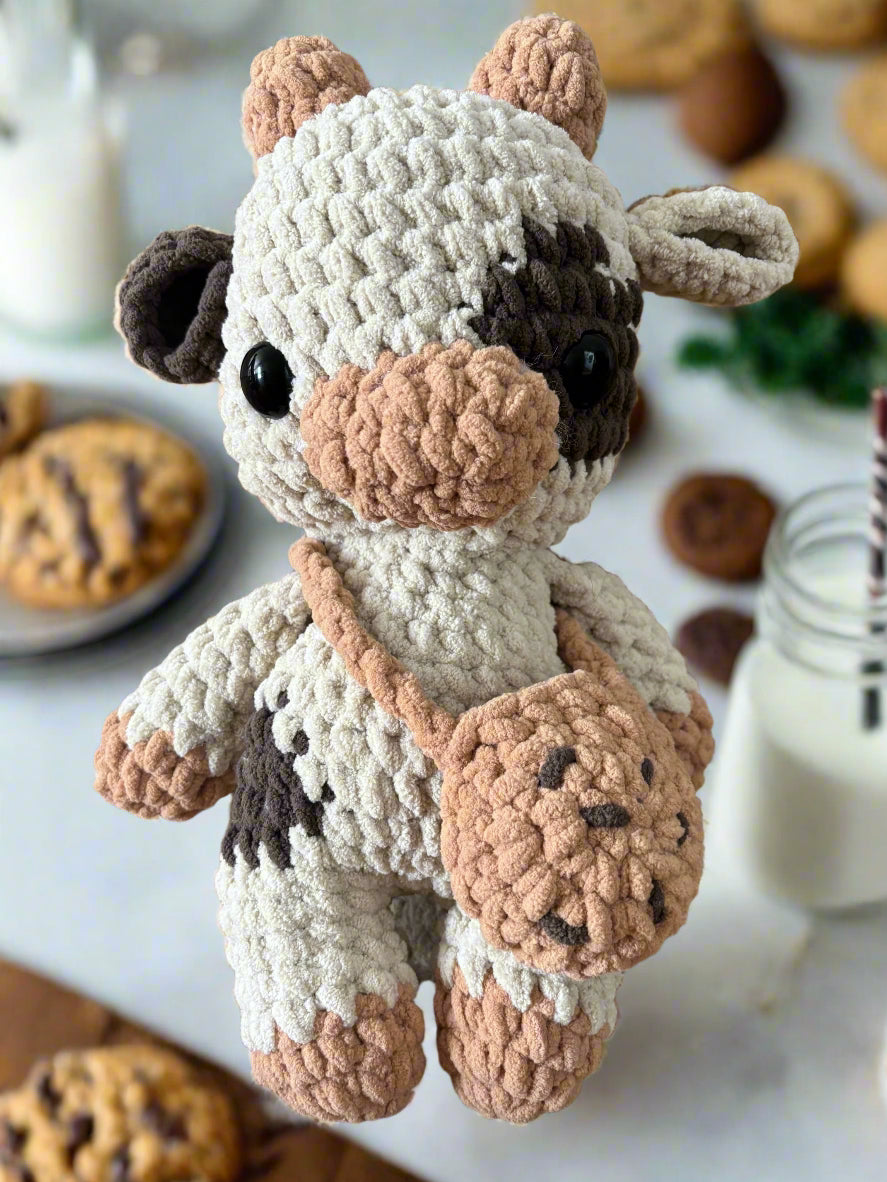 Crochet Colored Cows